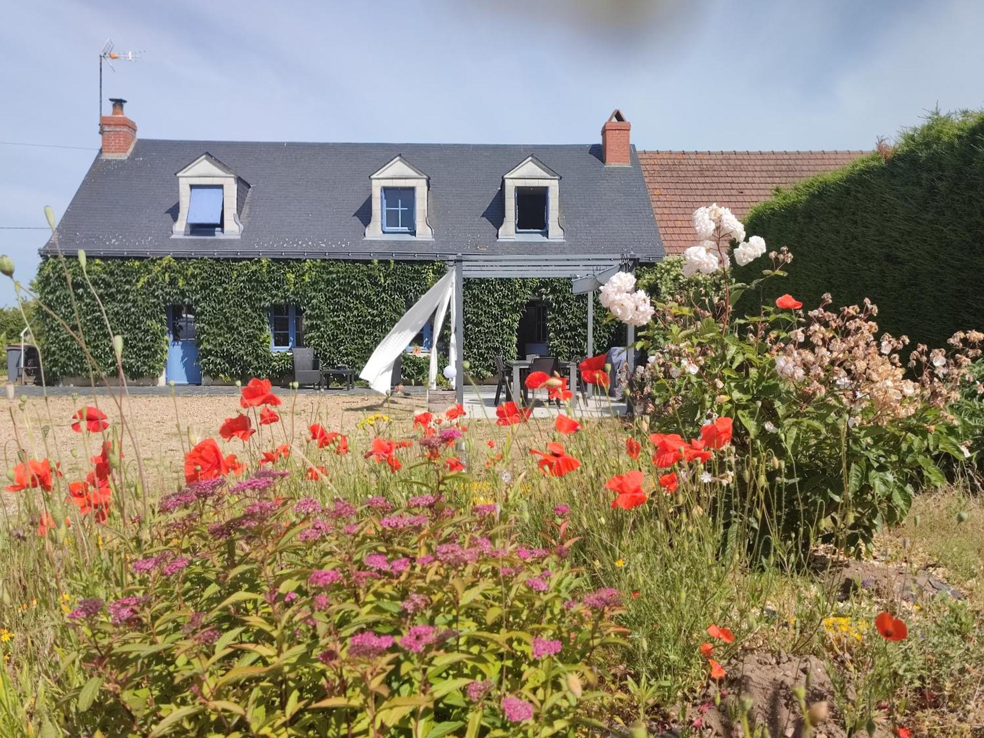 Le clos champêtre Longué Extérieur photo